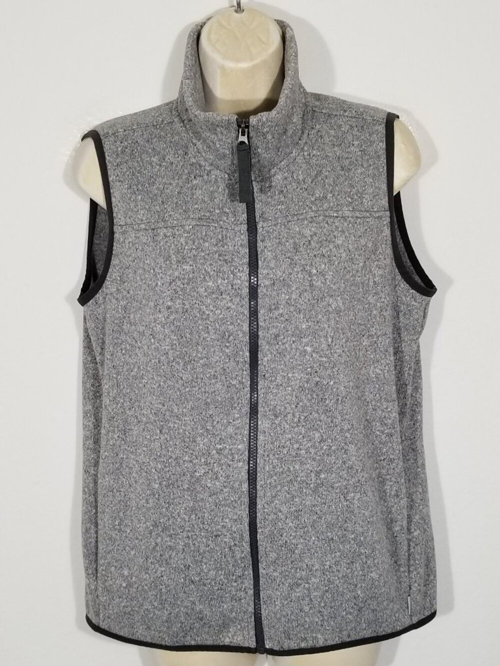 EDDIE BAUER Full Zip Sweater Fleece Vest 7174E1MD
